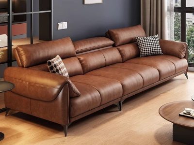 Sofa da cao cấp chống cháy Pula Benjamin (V69)