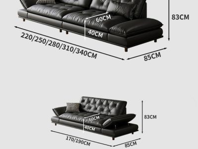 Sofa da chống mèo cào Pula Tribeca (V68)