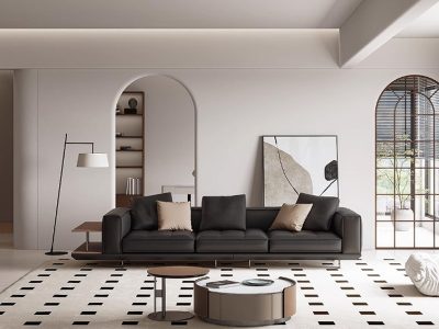 Sofa da chống mực bút bi Pula Divano (V71)