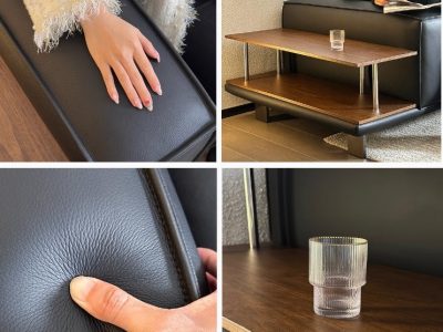 Sofa da chống mực bút bi Pula Divano (V71)