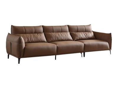 Sofa văng bọc da bò Ý cao cấp Pula Demar (V79)