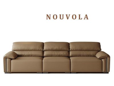 Sofa da thật phong cách Ý Pula Nouvola (V75)