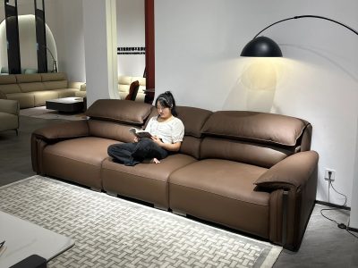 Sofa da thật phong cách Ý Pula Nouvola (V75)