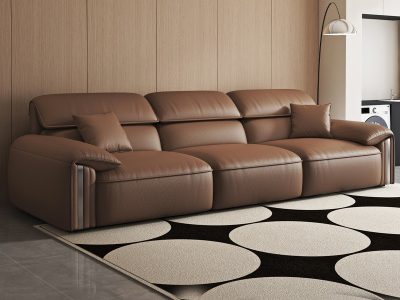 Sofa da thật phong cách Ý Pula Nouvola (V75)