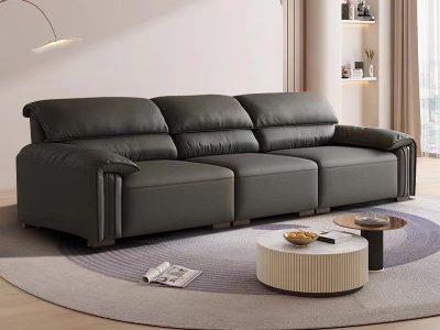 Sofa da thật phong cách Ý Pula Nouvola (V75)