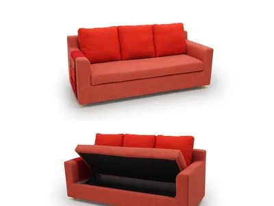 Ghế sofa giá rẻ kết hợp lưu trữ đồ N06