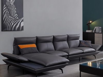 Sofa góc bọc da bò Mastrotto cao cấp Pula Lucinda (L46)