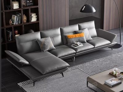 Sofa góc bọc da bò Mastrotto cao cấp Pula Lucinda (L46)