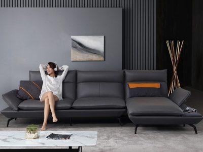 Sofa góc bọc da bò Mastrotto cao cấp Pula Lucinda (L46)