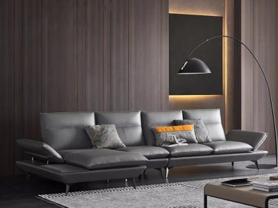 Sofa góc bọc da bò Mastrotto cao cấp Pula Lucinda (L46)