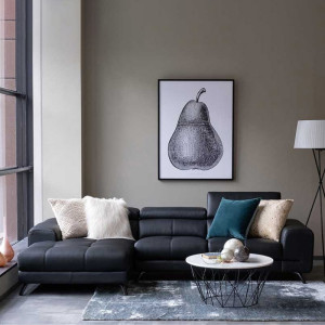 Sofa góc bọc da Mastrotto Italia cao cấp Dante (L47)