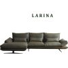 Sofa góc da Bò Ý hiện đại Pula Larina (L48)