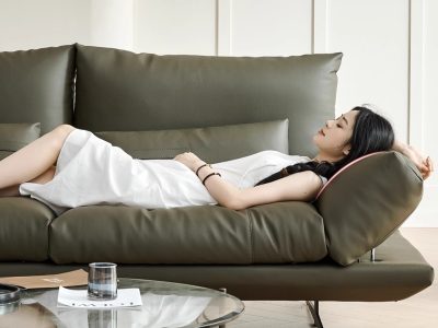 Sofa góc da Bò Ý hiện đại Pula Larina (L48)