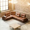 Sofa góc đệm da Carola L36