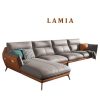 Sofa góc L da Mastrotto cao cấp Pula Lamia (L45)