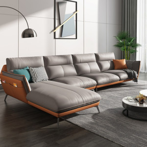 Sofa góc L da Mastrotto cao cấp Lamia (L45)