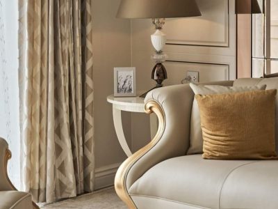 Sofa tân cổ điển phòng khách sang trọng V64