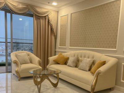 Sofa tân cổ điển phòng khách sang trọng V64