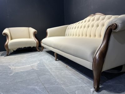 Sofa tân cổ điển phòng khách sang trọng V64