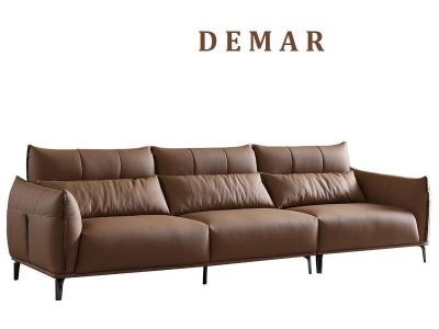 Sofa văng bọc da bò Ý cao cấp Pula Demar (V79)