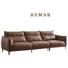Sofa văng bọc da bò Ý cao cấp Pula Demar (V79)