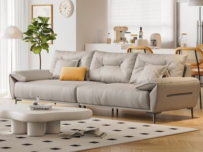 Sofa văng da bò Italia cao cấp Pula Katia (V77)