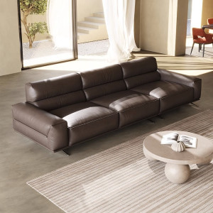 Sofa văng da bò Mastrotto cao cấp Alita (V78)