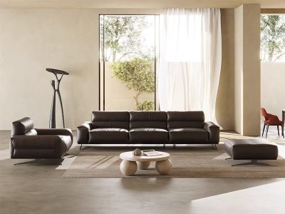 Sofa văng da bò Mastrotto cao cấp Pula Alita (V78)