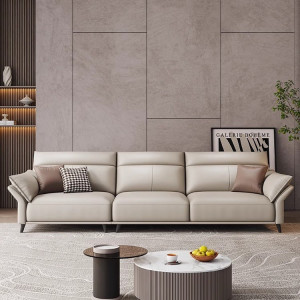 Sofa văng hiện đại bọc da bò Mastrotto Layla (V81)