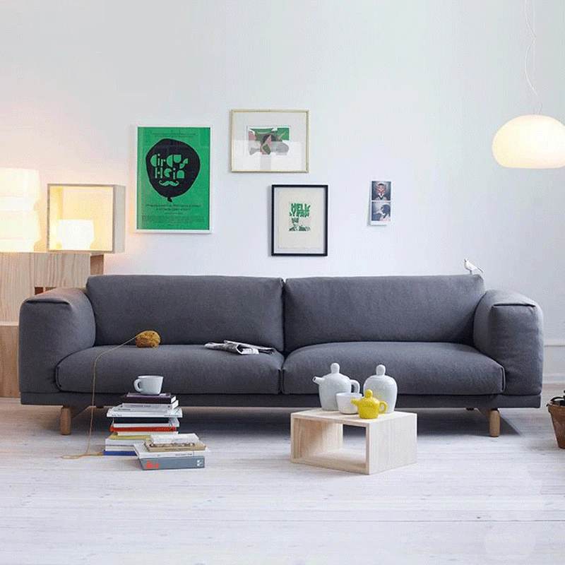 Ghế sofa văng đệm vải V27