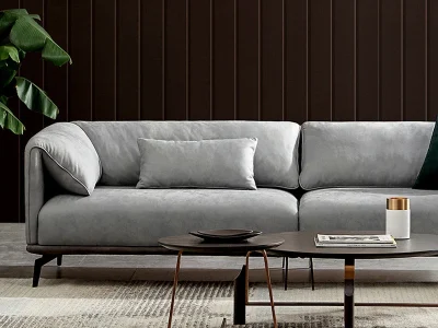 Ghế sofa văng V50 vải nỉ vân đá
