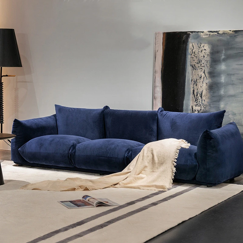 Ghế sofa văng V56 đệm vải nhung