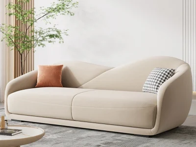 Sofa văng đệm vải nỉ mịn V60