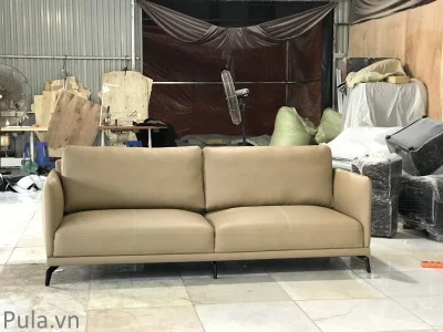 Ghế sofa văng đệm da Italia V22